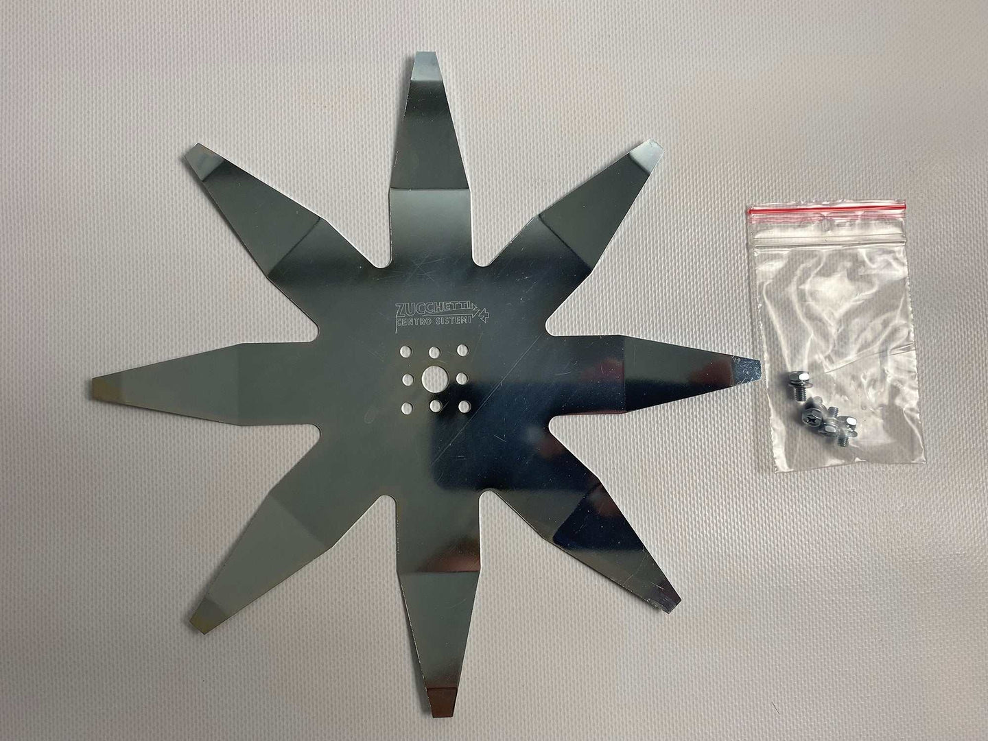 Mähroboter Messer für 25 cm 8 Klingen gebogen Tech L6 und S6