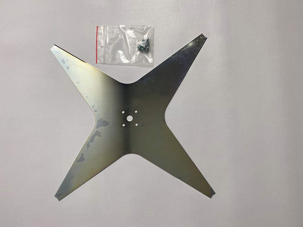 Das Bild zeigt ein Messer 4 Klingen gerade, 36 cm.